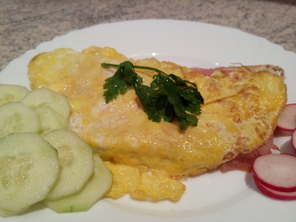 hrianky s omeletou